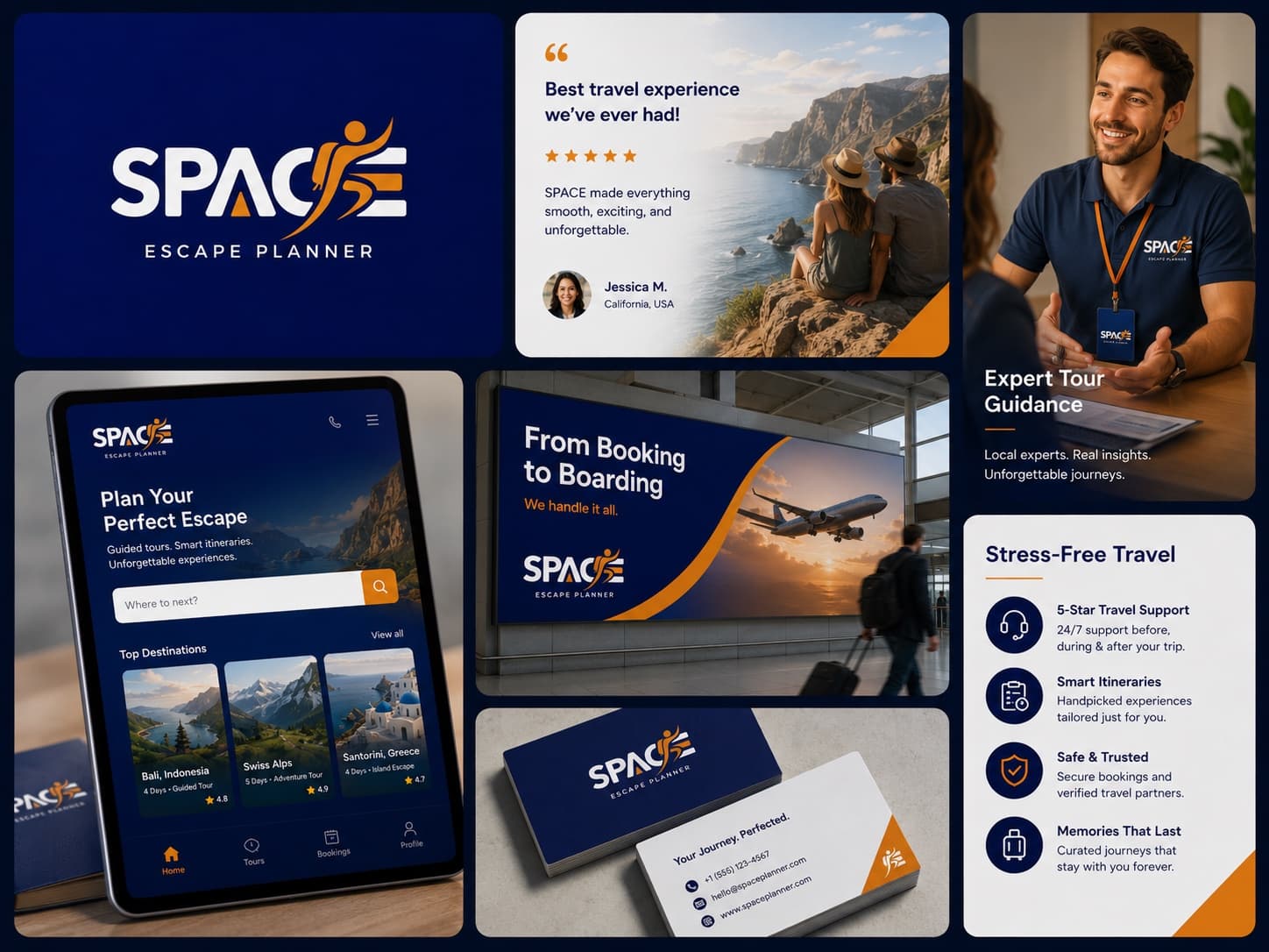Space Tour brand identity